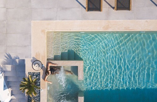 Stavromenos Villa | Villa Celestia - Private Infinity Pool & Superb Seaview, 500m from Beach