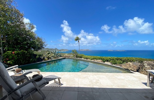 Anse de Lorient Villa | Villa Chanticleer | Ocean View - Located in Wonderful Lorient Beach with Private Pool