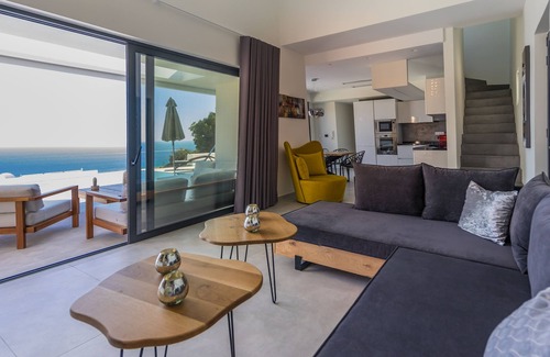 Koutsounari Villa | Villa Daniela: Luxurius villa with private pool and sea view