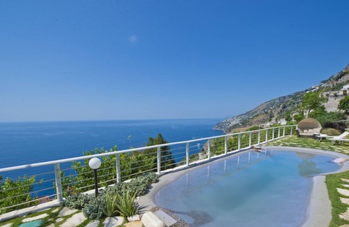 Conca dei Marini Villa | Villa degli angeli 20, With Pool, Stunning Sea View, bbq, gardens, 1km. beach