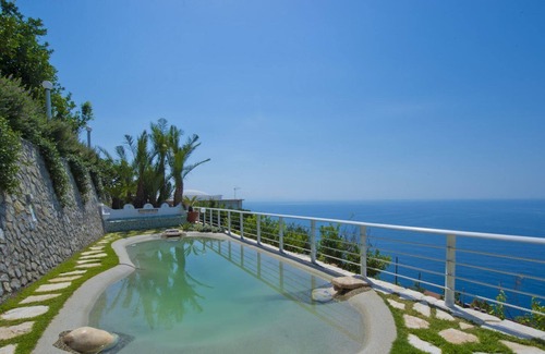 Conca dei Marini Villa | Villa degli angeli 20, With Pool, Stunning Sea View, bbq, gardens, 1km. beach