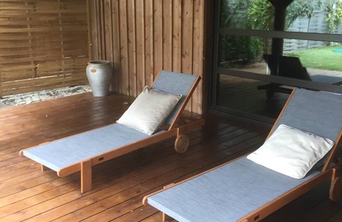 Lacanau-Ocean House | Villa "Douceur Exotique" with swimming pool for 12 people between lake and ocean