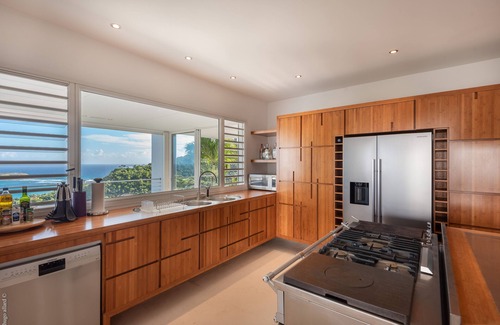 Quartier Lorient Villa | Villa Eclipse | Ocean View - Located in Tropical Vitet with Private Pool