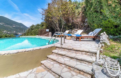 Sivota Villa | Villa Elpida - Dreamy Location with Beautiful Sea Views from the Infinity Pool