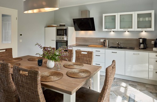 Sellin Villa | VILLA EMMA 4A- luxury with sauna, whirlpool, fireplace, view, for 8 pers.+ Babybet