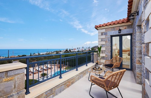 Koutouloufari Villa | Villa 'Erato By Myseasight' with Sea View, Wi-Fi and Air Conditioning