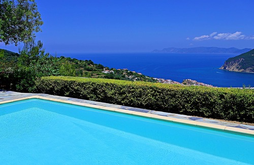 Skopelos Villa | Villa Erato-Panoramic view-private swimming pool