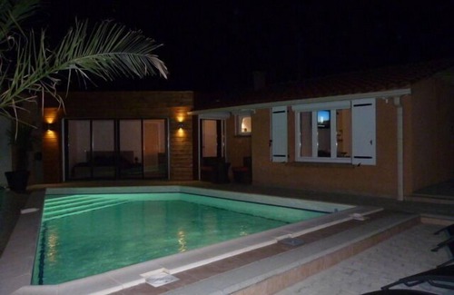 Saint-Privat-de-Champclos House | villa with private heated pool between ceze and ardeche