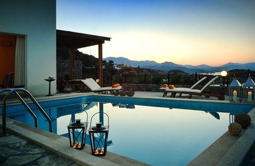 Istron Villa | Villa Gaia, beautiful spacious four bedroom villa with private pool