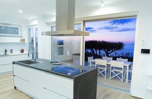Capo d'Orlando Villa | Villa Giardino degli Ulivi, a modern Sicilian Villa with a breathtaking view
