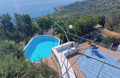 Corsano Villa | Villa 'Giardino Dei Tratturi' with Sea View, Wi-Fi and Air Conditioning