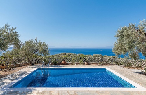 Glossa Villa | Villa Glikeria, W/pool, Lovely Sea Views And Close To Everything
