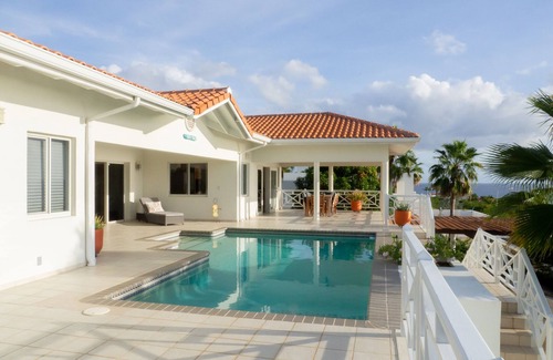 St. Marie Villa | Villa Happy View with 180 degree sea view.