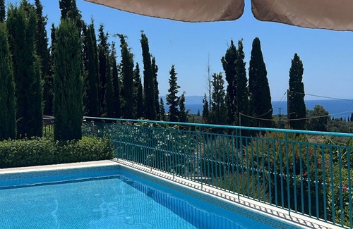 Kaligata Villa | Villa Helios - Fully equipped, countryside location, sea views, pool & BBQ