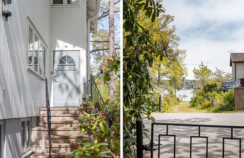 Saltsjobaden House | Villa idyll on Solsidan with award-winning park-like garden and lake views!