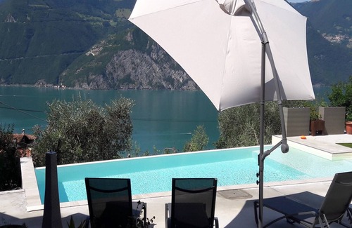Marone Apartment | Villa in Italy with Lake Views and Pool
