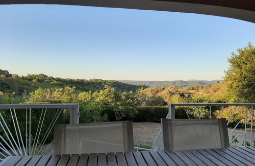 Orgnac-l'Aven Villa | Villa in Orgnac l'Aven with private pool and panoramic view of the Cévennes mountains