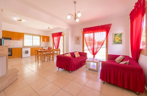 Latchi Villa | Villa Ira Finiki: Private pool and gardens, A/C, Wi Fi, sea views