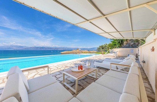 Apraos Villa | Villa Irida - Large Villa Ideal For Families with Grand Views & Children's Pool