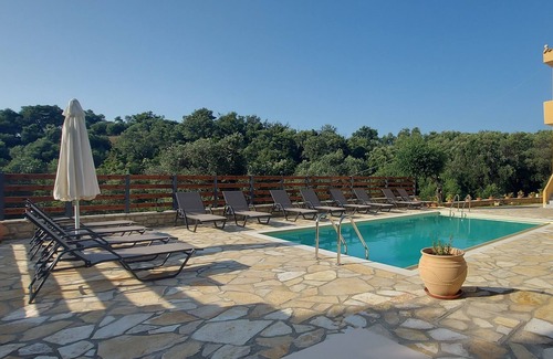 Agios Spyridon Corfu Villa | Villa Kostas- NE Corfu w/heated saltwater pool- 5 min walk from the beach.