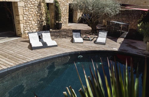 La Roque-sur-Ceze Villa | Villa 'La Grange' with Private Pool, Wi-Fi and Air Conditioning