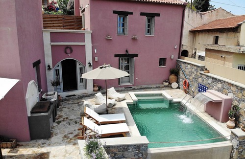 Paidochori Villa | Villa Liodosifis | Private heated* pool & amazing seaview