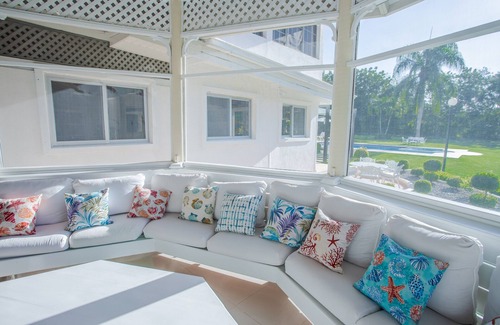 Los Lagos Villa | Villa Los Lagos, Spacious Family Priate Patio w/BBQ and close to Minitas Beach