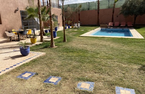 El Aggada Villa | VILLA Luxe 3 Suites, Heated pool, Bar, Billiards, Hammam, Jacuzzi Atlas view.