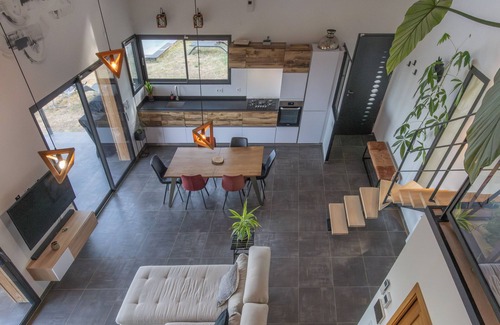 Ucel Villa | Villa 'Maison Contemporaine Céleste' with Mountain View, Private Pool and Wi-Fi