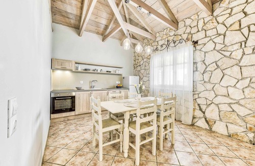 Marathias Villa | Villa Marathias - Awesome Stonehouse with Stunning Sea View from Infinity Pool