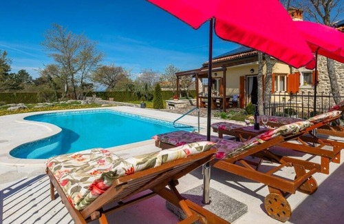 Lupoglav Villa | Villa Marija Učka in Brest pod Učkom - Haus für 4-6 Personen