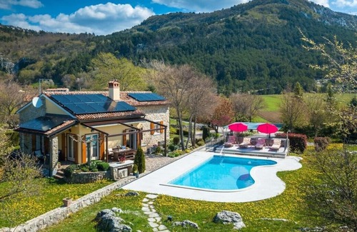 Lupoglav Villa | Villa Marija Učka in Brest pod Učkom - Haus für 4-6 Personen