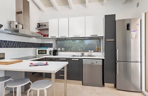 Sant Lluis Villa | Villa 'Mariposa' with Sea View, Wi-Fi and Air Conditioning