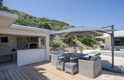 Algajola Villa | Villa Mizar, luxury villa with heated pool, sea and mountain views