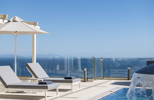 Pirgi Villa | Villa Monte Leone with Pool, Hot Tub, Spa Room & Stunning Seaview.