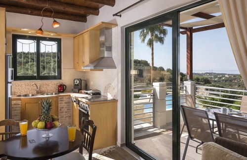 Platanias Villa | Villa Myrtia - Villa rental with private pool and seaview in Crete