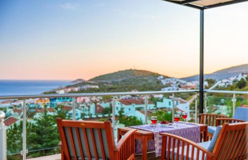 Kalkan Villa | VILLA MYSTIC Private Pool-Garden & Sea Views in Central Location
