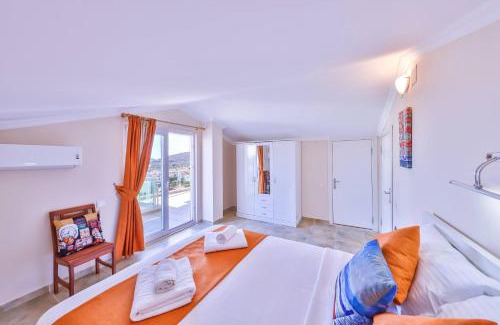 Kalkan Villa | VILLA MYSTIC Private Pool-Garden & Sea Views in Central Location