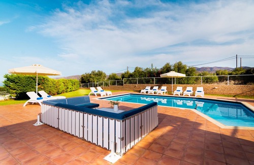 Milatos Villa | Villa Nereus-Family Villa with private pool, sea views, Crete