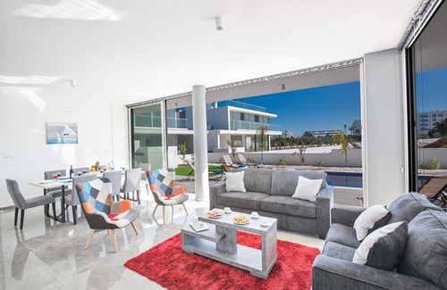 Protaras Villa | Villa Neve,brand New, Exquisite 5BDR Protaras Villa with Pool,Close to the Beach