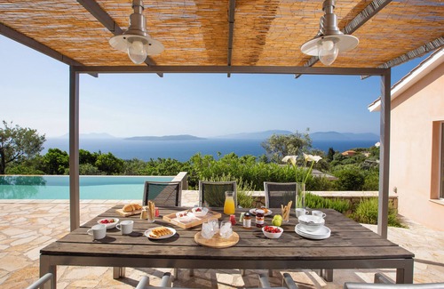 Sivota Villa | Villa NISI – Stylish Sea-View Retreat with Pool & Easy Access