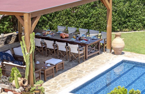 Rousa Limni Villa | Villa Odyssia-unique experience of relaxation and comfort close to sandy beach