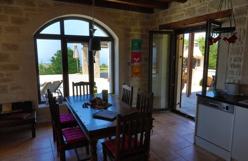 Atsipópoulon Villa | Villa Olympus, magnificent view, heatabel pool.