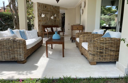 Notteri Villa | Villa on the sea, near the port and in 'marine protected area of ​Capo Carbonar