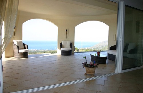 Milatos Villa | Villa Orianna with Private Pool + Jacuzzi with Fantastic Sea and Mountain Views