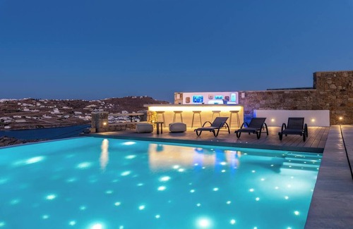 Kanalia Villa | Villa 'Ornos Nolan' with Sea View, Wi-Fi and Air Conditioning