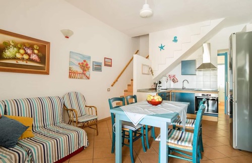 Geremeas House | Villa overlooking the sea at 100 meters from the beach. Internet WiFi. Geremeas.