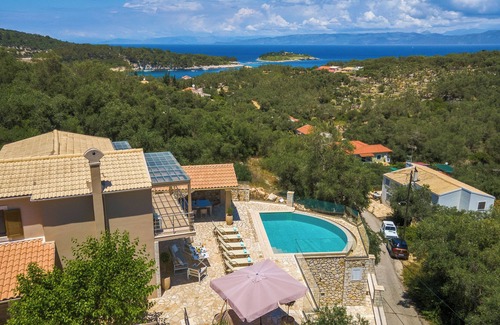 Katsimatika Villa | 🏡 Villa Ozias – Luxurious Modern Villa with Private Pool & Ionian Sea View