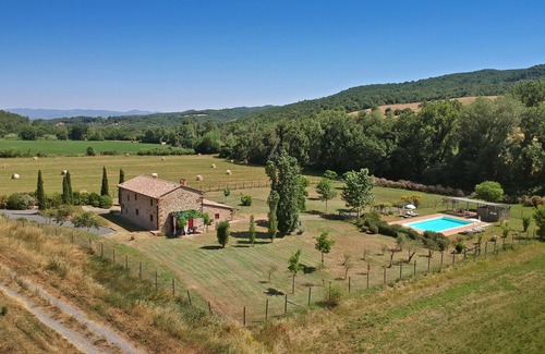 Montecatini Val di Cecina Villa | Villa 'Paganini' with Private Pool, Private Terrace and Wi-Fi