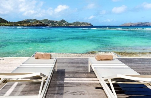 Anse de Lorient Villa | Villa Palm Beach | Beach Front - Located in Exquisite Lorient Beach with Private Pool